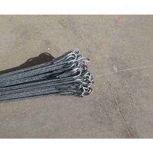 Wholesale High Tensile Steel Galvanized Bale Ties 3.66mm X 96&quot; ISO9001 For Recycling Material from china suppliers