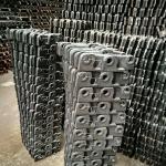 Weld Joint Chain Grate Bar Cast Iron Boiler Parts Anti Wear