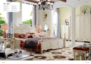 Wholesale Shen Zhen Wardrobe Chest Of Drawers Bedroom Set Furniture Solid Wood French Bed from china suppliers