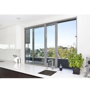 Wholesale AS 2208 Single Glass Aluminium Sliding Windows Double Glazed from china suppliers