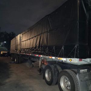Wholesale Lumber Tarp PVC Truck Tarps Load Cover Heavy Duty PVC Flatbed Tarp 16x27+4x8 from china suppliers