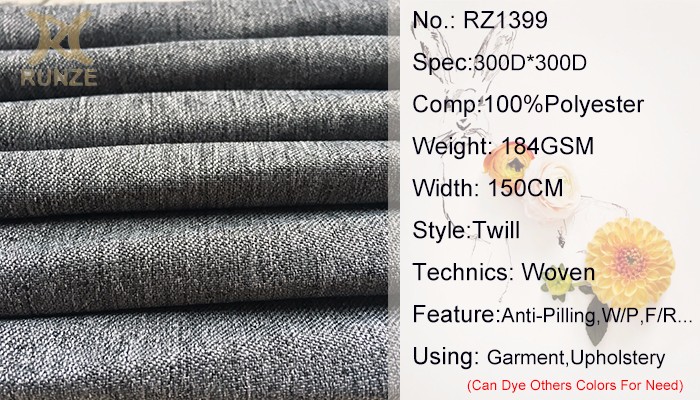 Stretch TWILL Gabardine Fabric for Stylish Blazer Suits Outfits in 210GSM 300D Cation