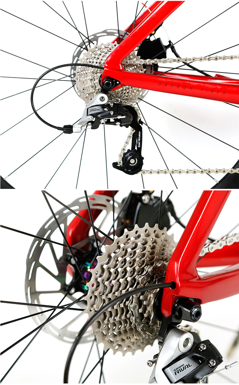 EPS Frame T900 Carbon Fiber Gravel Bike Hydraulic Disc Brake Twitter Carbon Gravel Bike