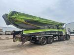 Used 2020 Zoomlion 56m Truck Mounted Concrete Pump 8x4 Drive Mode On Scania
