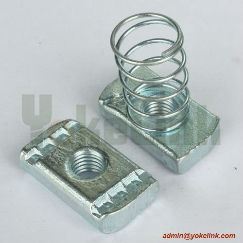 Factory price Zinc plated M12 Long Spring Channel Nut For strut channel