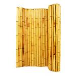 Smoked Decorative Bamboo Fence Screen Fencing For Nursery Garden Green House