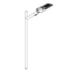 Wholesale Custom Low Price Garden Street Light Outdoor Topsung 50 Watt Led