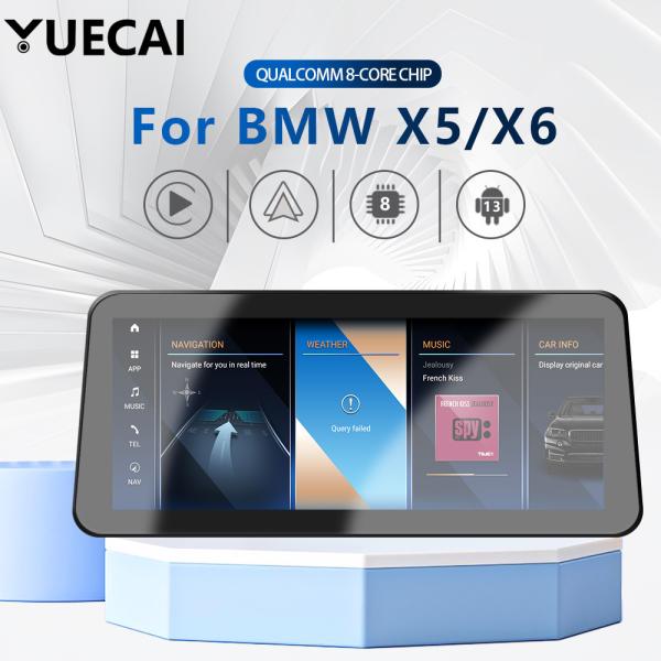 12.3inch Qualcomm 680 Android 13 Car Multimedia Player Navigation For BMW X5 E70