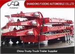 Heavy Duty 40-60 Ton Low Bed Semi Trailer Excavator Truck Trailer