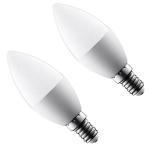 3/5/7/9W Dimmable Indoor LED Light Bulbs Candle Shape Aluminum