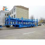 Electrical Hydraulic 6 Cars Skeletal Sedan Semi Car Hauler Trailer