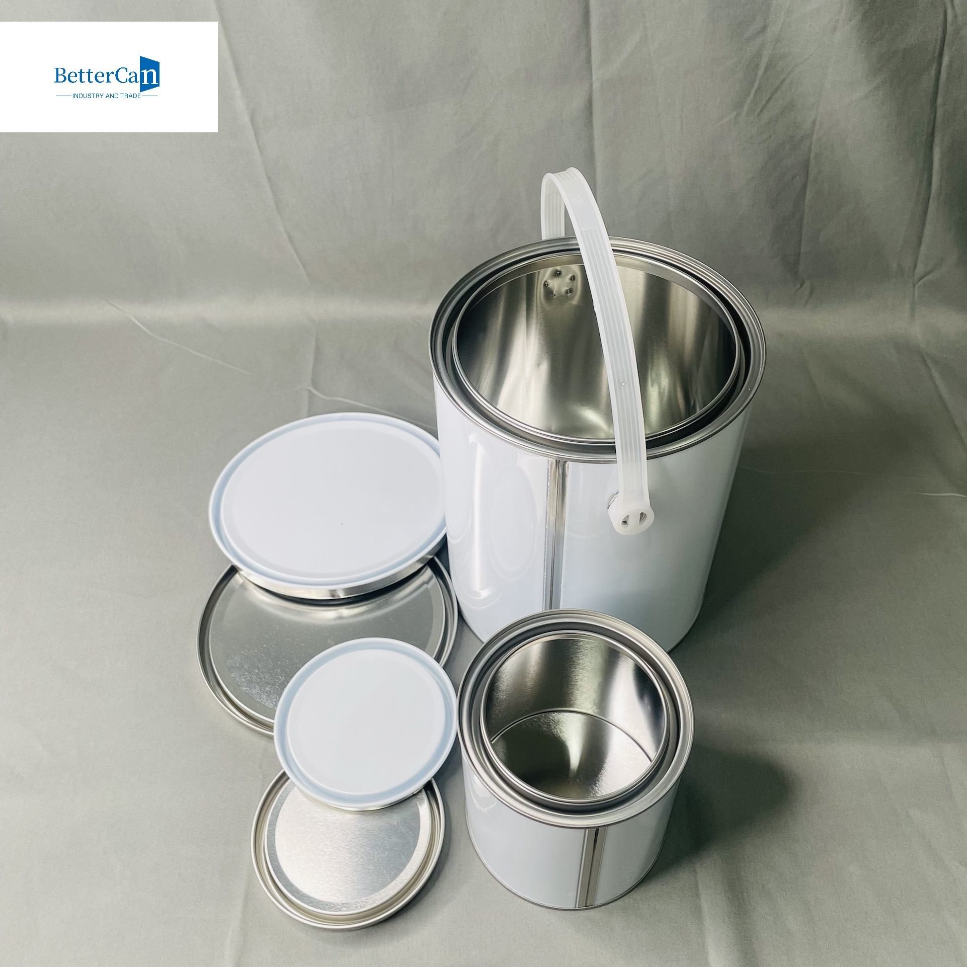 OEM Round 250ml Tin Paint Cans 500ml Paint Container Industrial