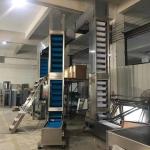 Oil Resistant Z Type Bucket Elevator Machine For Rice Bulk Goods