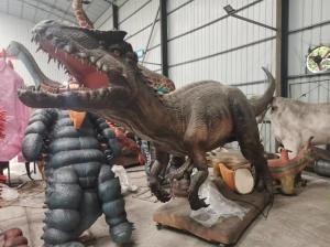 Wholesale Theme Park Realistic Animatronic Dinosaur Indoraptor 6 Meters Length from china suppliers