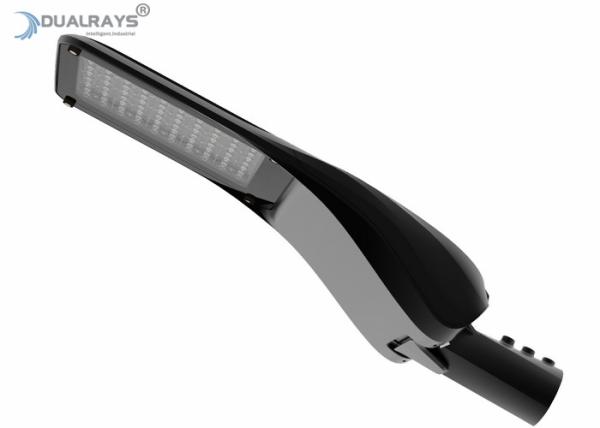 Aluminum Housing LED Street Lights Heat Dissipation IP66 Dual Hoop Mounting