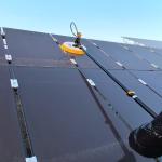 Dual-Power Single-Disc Rotary Brush for Cleaning Solar Panels and Photovoltaic