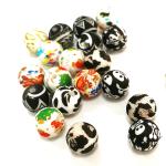 Chewable Leopard Print Silicone Beads 12mm Silicone Beads DIY Baby Toy