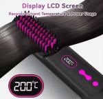 Rechargeable Wireless Hair Straightening Comb Negative Ion No Hair Damage