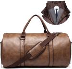 50L Leather Custom Travel Garment Bag Compartment Business Mens Suit ISO900