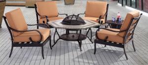 Wholesale backyard cast aluminum firepit-4035 from china suppliers