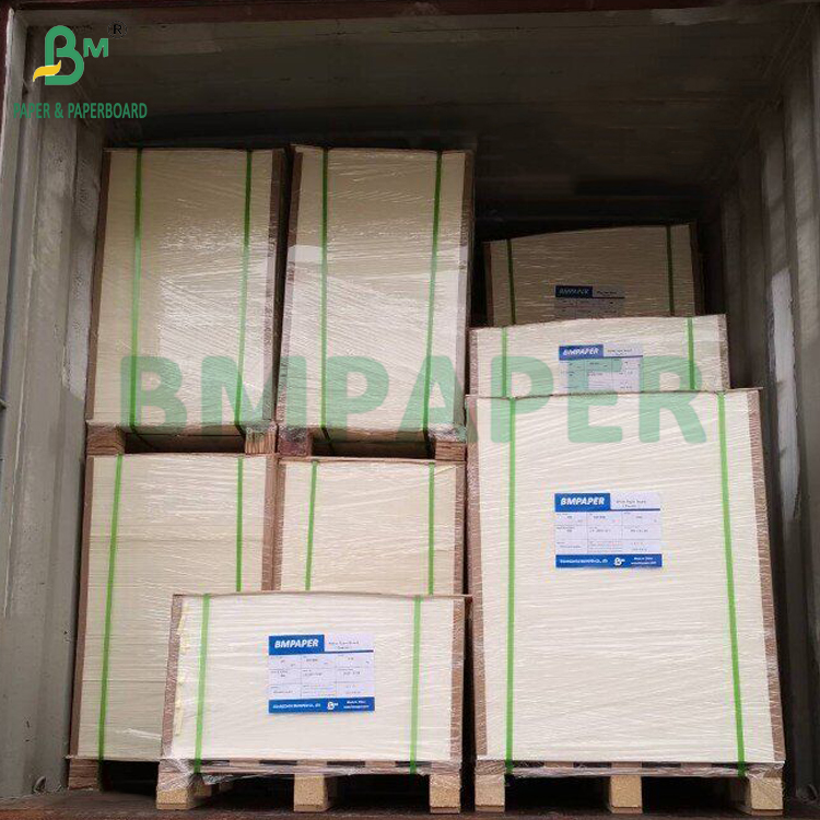 1MM 1.5MM White Coated Triplex Paper Board For Clothing Boxes 24 x 36inches