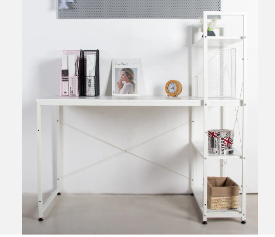Functional Metal Dining Table for Office Desk in Simple Northern Europe Style Function