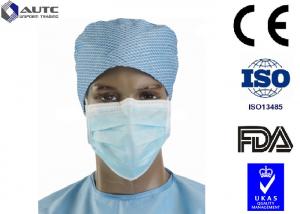Wholesale Full Face Sanitary Designer Surgical Masks , Medical Mouth Cover Silk Like Multi Layers from china suppliers