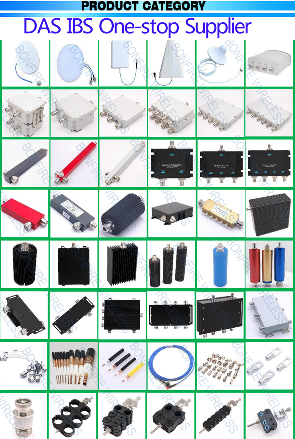 698-4000MHz Low Pim 3dB Hybrid Coupler 4.3-10 Female 2 in 2 out RF Hybrid Combiner -160dbc Low Pim Hybrid Coupler