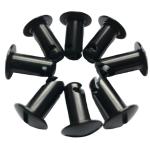 Quarter Turn DZUS Button 5/16 X0.500 Inch Black Sprint Car DZUS Fasteners