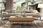 New Design Fashion Modern Italy Fabric Big 3 Seater Sofa