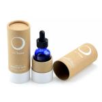 30ml Essential Oil Kraft Paper Tube Packaging Custom Logo Cosmetic Packaging Box