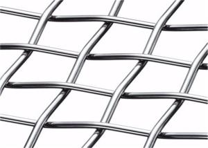 Wholesale Galvanized Square Woven Wire Mesh / Stainless Steel Crimped Wire Mesh from china suppliers
