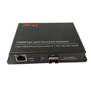 Wholesale Standalone type RJ45 to fiber media converter 10g media converter SFP media converter from china suppliers