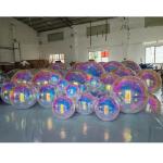 Christmas Decoration Inflatable Reflective Ball Colorful Mirror Balloon