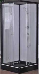 Wholesale Popular Bathroom Glass Shower Cabins 800 X 800 With Square Black ABS Tray from china suppliers