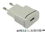 5V 2.1A Single Port USB Charger CE ROHS Approved For Mobile Phone Tablet