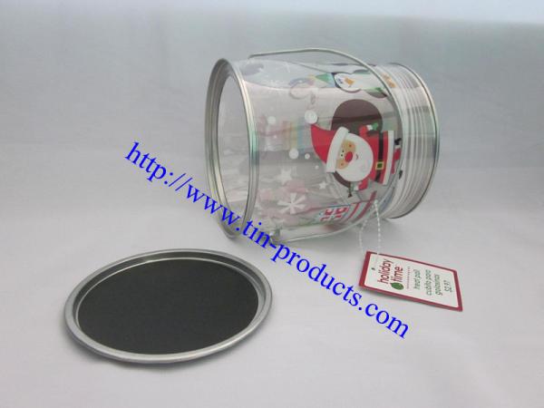 High Quality Tin Pail PET Window Box Plastic box, PVC BOX, PET BOX, PVC PAIL