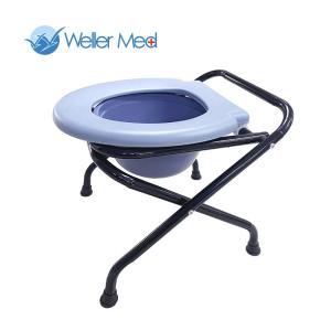 Wholesale Movable Foldable Disabled Toilet Chair Elderly Pregnant Toilet With Bedpan from china suppliers