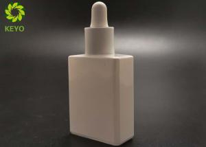 Wholesale 0.5OZ Glossy White Glass Small Essential Oil Bottles With Rubber Dropper from china suppliers