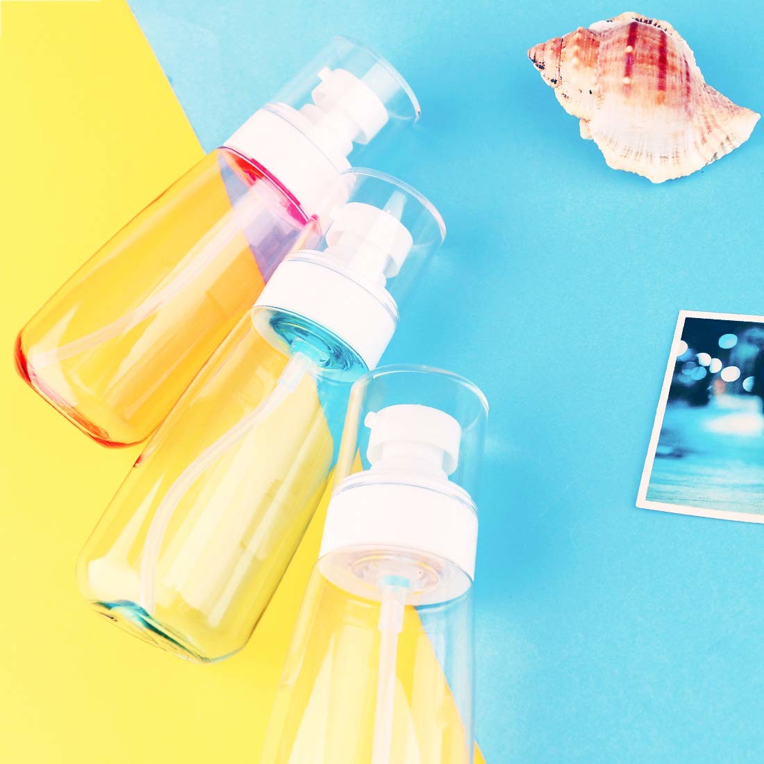 Cream Skincare Cosmetic Pump Bottles Portable Non Spill Reduce Waste
