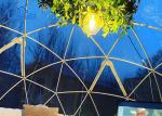 Customized Dome Glamping Tent Hotel Luxury With PVC Roof Cover Seafront Eco