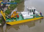 Hydraulic Multi Cat Work Boat for Dredger Working Speed 8-10 knots 2 Pieces