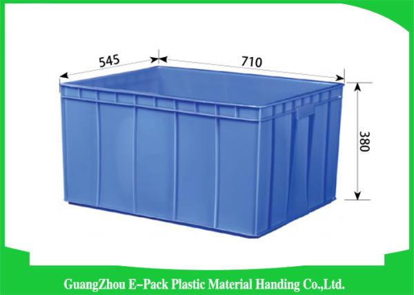 Recycle Industrial Plastic Containers , Standard Euro Stacking Boxes Eco