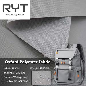 Wholesale 100% Polyester Woven Durable Waterproof PU For Camping Bag Carrier Backpack And Other Product from china suppliers