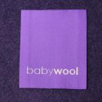 Woven Clothing End Fold Label Washable Cotton Garment Iron On Clothing Labels