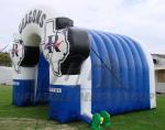inflatable knight helmet tunnel /inflatable tunnel entrance for event sports