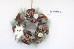 Wholesale Artificial Christmas Door Decoration Supplies Nature Pine Cone Large