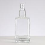 Hot Stamping 500ml 750ml Cube Vodka Alcohol Spirits Liquor Whisky Wine Glass