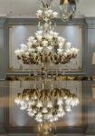 High Quality Large Flower Chandelier For Grand Foyer Dining Room High-End