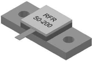 Wholesale DC 9GHz 50ohm 200w 12.7mmx12.7mm Flange Resistors ODM from china suppliers